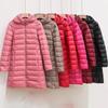 Women Ultra Lightweight Packable Long Puffer Jacket Autumn Winter Warm Hat Detachable Hooded Female Coat Parka 5XL 7XL