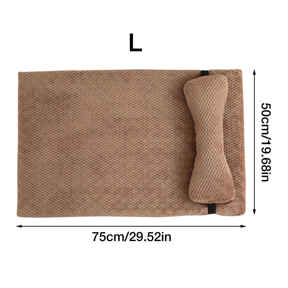 

Лежак для собак среднего размера, ортопедический коврик для собак со съемной подушкой, нескользящее дно, диван-кровать для домашних животных, кровать для собак, ящик для собак, кровать S синий