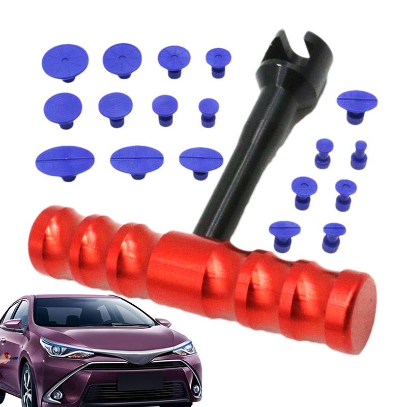 Car Dent Puller Kit T-Bar Dent Puller Kit Auto Dent Puller with Suction Cups Dent Lifter Puller Car Dent Repair Dent Remover for