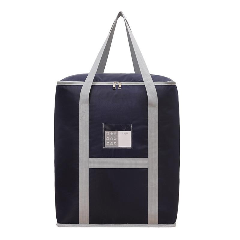 

Moving Storage Bag With Waterproof Oxford Cloth For Bedroom Closet Organization Темно-синій