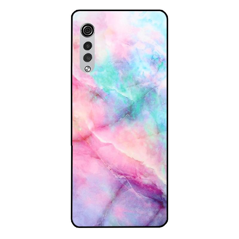 Para Capa LG Velvet Mármore Silicone Macio Capa Traseira para Celular LG Velvet 5G UW Para Capas LG Velvet 2 Pro / Velvet2 Pro Coque