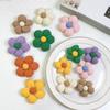 Pastoral 3D Colorful Flower Phone Case & Cotton Accessory Bag with Five-Petal Floral Design for Clothes, Shoes, Socks, and Headwear.