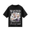 Hot Sale Anime One Piece Nika Luffy Printed T-shirt Men Women Hip Hop Streetwear Oversized T-shirt Casual Loose Short Sleeve Crew Neck Summer Tops