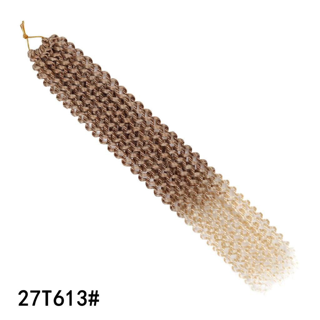 Estensioni per Capelli Crochet Passion Twist Sintetiche Spring Twist Treccia Capelli Stile Afro Riccio Nero Boemo per Donne