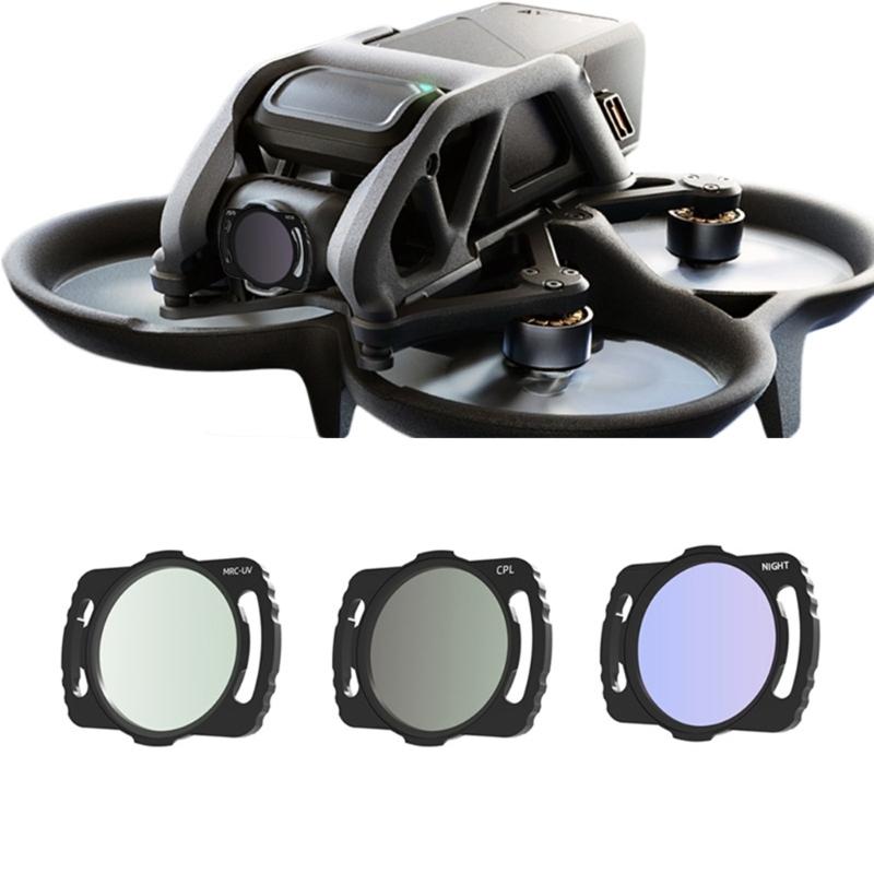 Essential Aluminum Frame Camera Optical Glass Filter For Avata O3 Diverse Shoot Needs Feature ND8/ND16/ND32/ND64/ND1000