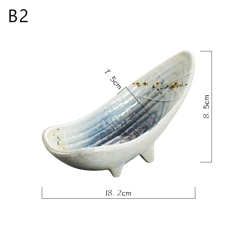 Japanese Seasoning Bowl Snack Mustard Sushi Plate Restaurant Appetizer Dish Cold Dish Snack Dessert Dish Ceramics Tableware