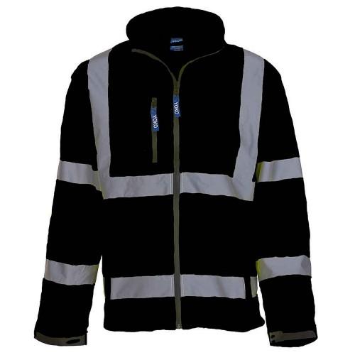 Yoko Unisex Voksen Hi-Vis Soft Shell-jakke
