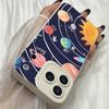 M282 Black White Moon Stars Space Angel Eyes Soft Phone Cases for iPhone Samsung Xiaomi Rdemi Huawei Honor Infinix Realme OPPO Vivo All Model TPU Case