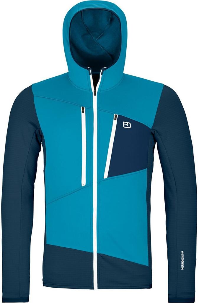 Jacket Ortovox Fleece Grid Hoody M Jkt (87214)