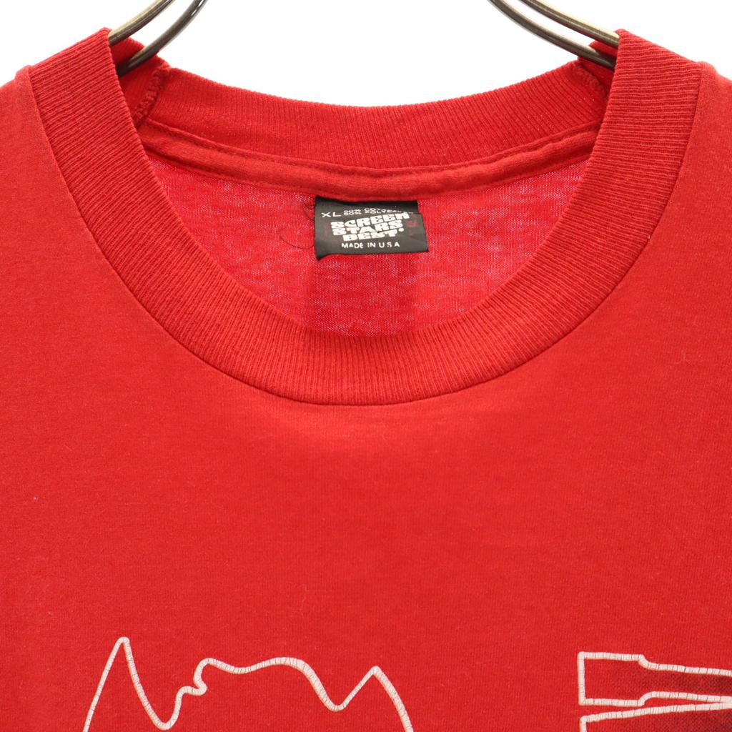 SCREEN STARS BEST 90s Made In USA Old NEBRASKA Print Short Sleeve T-shirt Men's Used