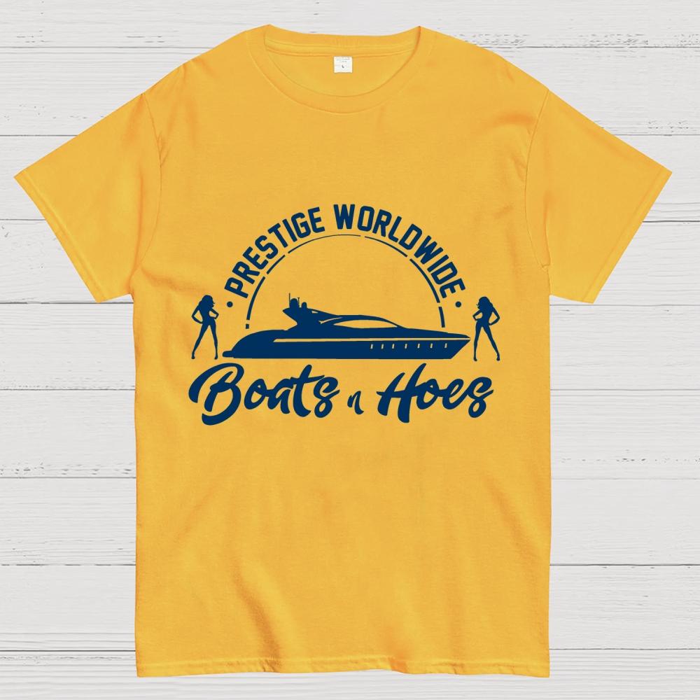 Boats 'n Hoes Unisex Cotton Summer Casual Cool Loose T-Shirt