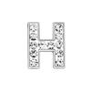 High Quality Bling Rhinestone Slide Letter Charms Stainless Steel with 10mm Hole for Pet Collars for Dogs A-Z 26 Letters