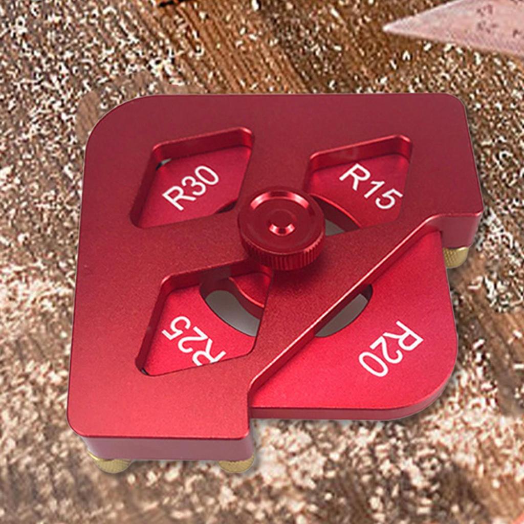 Router Template Set Quick Rounded Aluminum Alloy Manual Tools Router Corner Template For Corner Radius Edge Box Cutting Trim