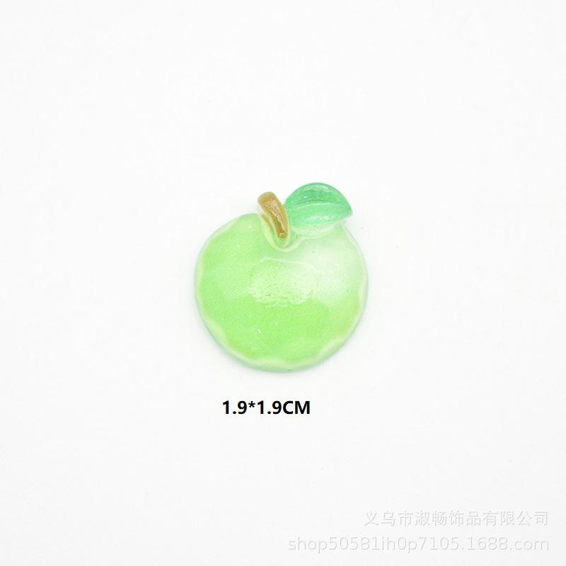 Colorful Crystal Faceted Fruit Pendant Diy Projects Cartoon Plastic Material