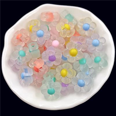 Home Party Supplies DIY Necklace Bracelet 10pcs Handmade Material 13mm Fashion Jewelry Making Clear/Matte Jar Heart Plum Beads