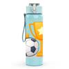 1PC Trophy Soccer Ball Winner 750ml Color Plastic Sports Water Bottle Leakproof Flip Straw Lid Suitable for Sports Office Home Use