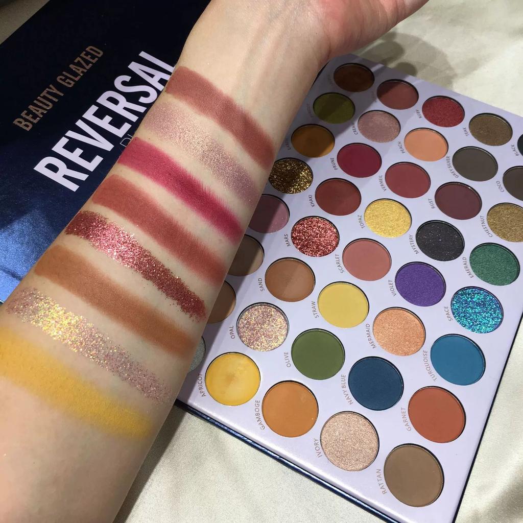 Authentic Beautyglazed Contouring Highlighter Blush Eyeshadow All-In-One Palette Cos Stage Makeup Colorful Multi-Functional Eyeshadow