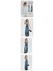 Retro Wide-Leg Women's Jeans - Spring Casual High-Waist Loose Fit Floor-Length Pants