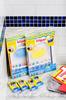 Kitpas Nippon Rikagaku Kitpas Four Bath Storage Net Blue Set, Sponge, FBNS-BU