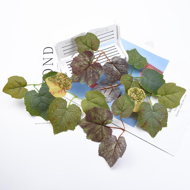 

50/100pcs Silk Artificial Plants Maple Leaf Wedding Bridal Bouquet Accessories Festival Home Outdoor Garden Arch Diy Decoration 50PCS