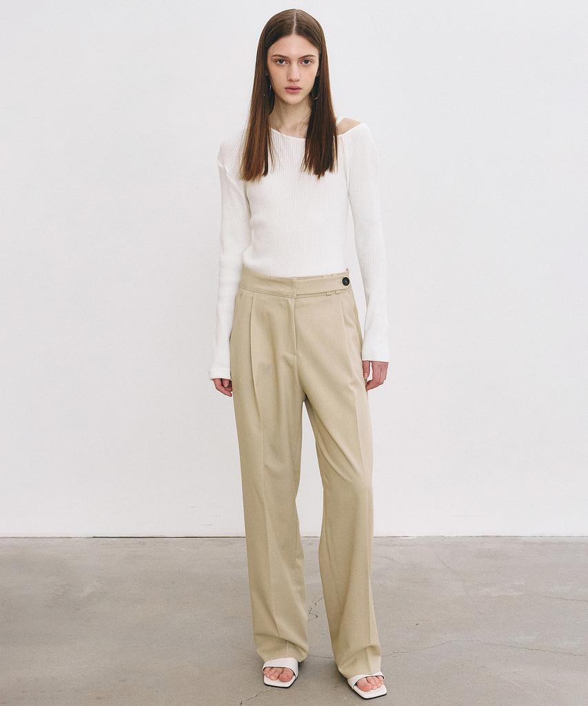 Nigaennikol Shoulder Strap Nicole Label Knit_Ivory