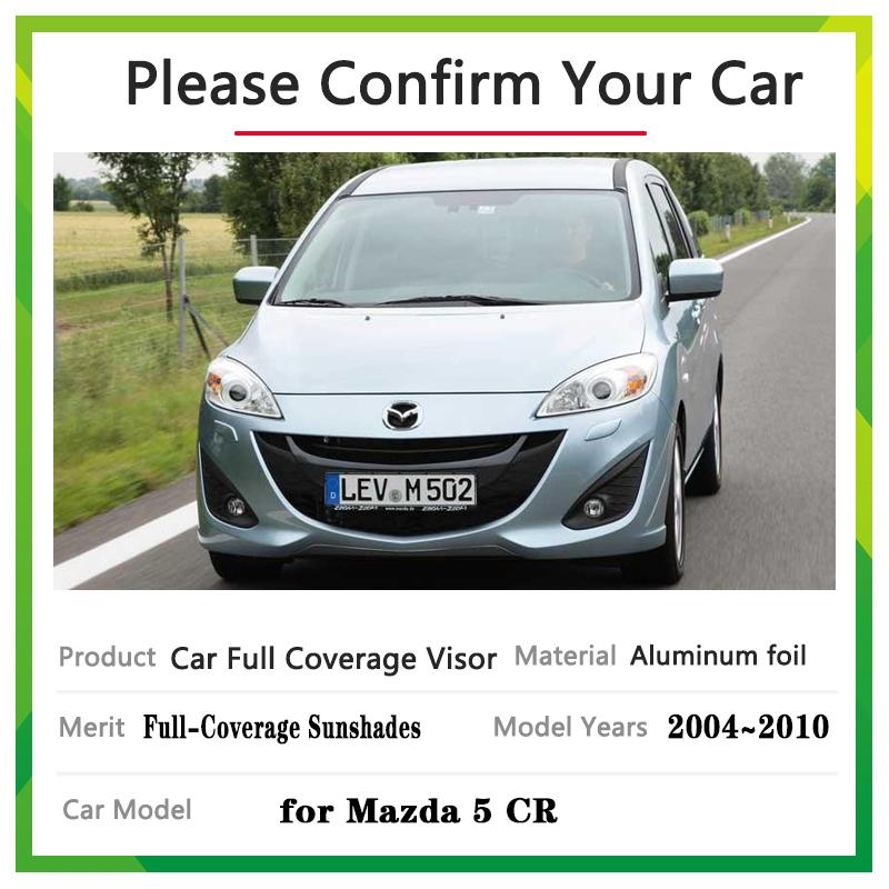 

Автомобильные солнцезащитные козырьки для Mazda 5 Mazda5 CR Ford I-Max Premacy 2004 ~ 2010, анти-УФ-защитные автомобильные оконные козырьки, солнцезащитные чехлы, автомобильные аксессуары