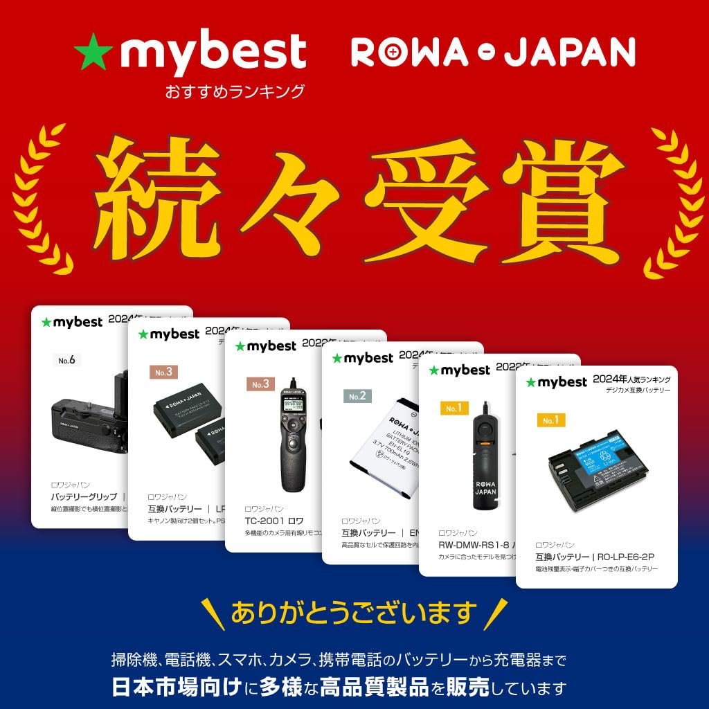 ROWA JAPAN Compatible Shutter Remote Control Cord Release for Canon and PENTAX to RS-60E3 CS-205 [Easy Grip, Beginner-Friendly]