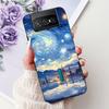For Asus Zenfone 7 ZS670KS Case I002D Popular Flower Soft Black Silicone Phone Cover For Zenfone 7 Pro ZS671KS Funda I002DD Capa