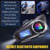 Car Bluetooth Headset Motorcycle Intercom Helmet LCD Waterproof maximum 32G