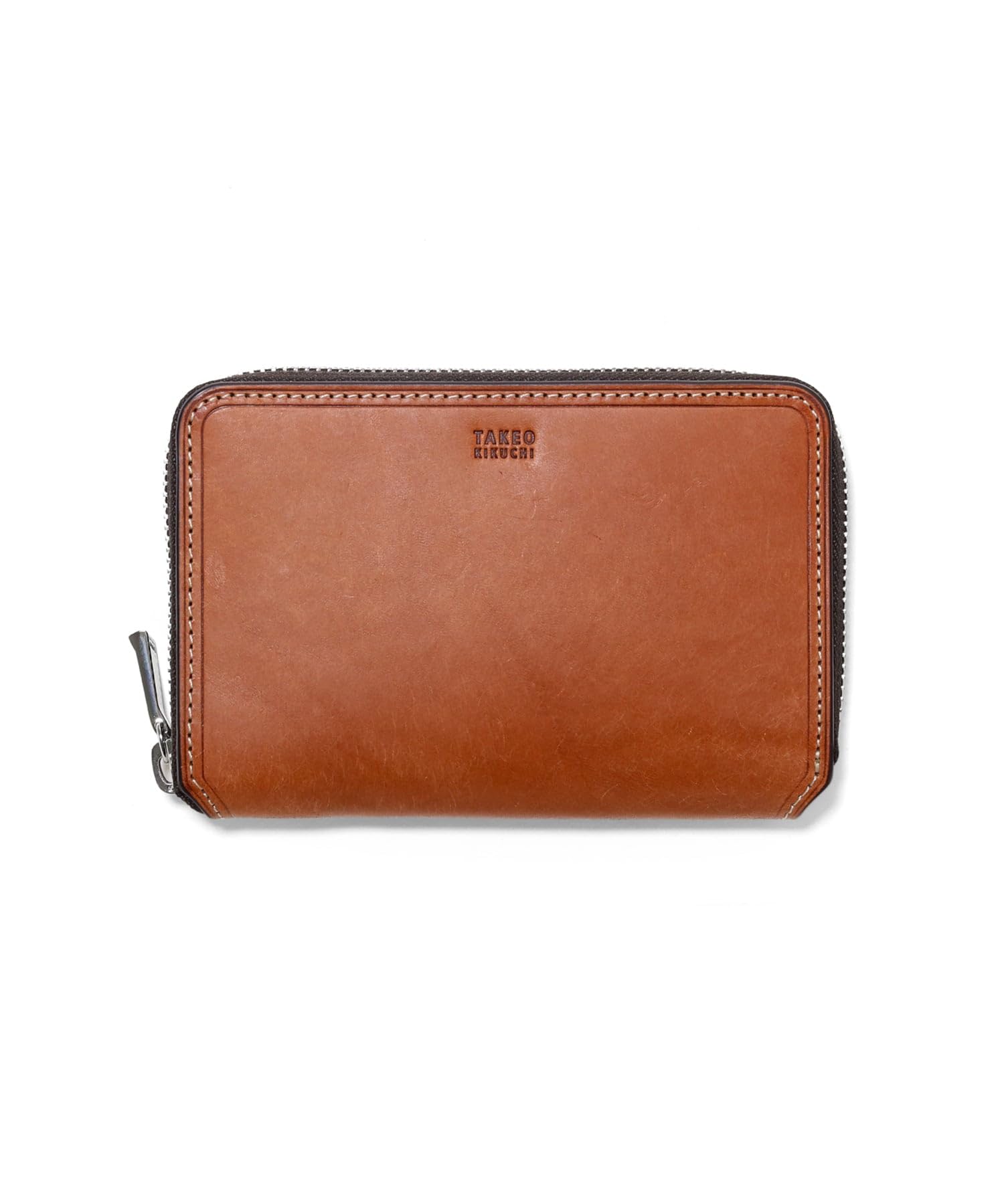 

Takeo Kikuchi Men s Margo II Semi-Long Wallet, Brown