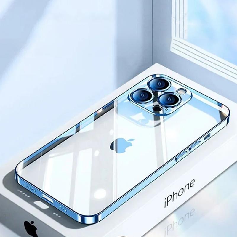 

Premium Soft Silicone Clear Case for iPhone 14 13 12 11 Anti-Yellow HD Transparent Shockproof Bumper Thin Grip Protective Cover iPhone 14 Plus чистый