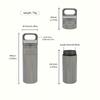 Aluminum alloy waterproof storage tank with large capacity and multifunctional outdoor emergency waterproof container for hiking