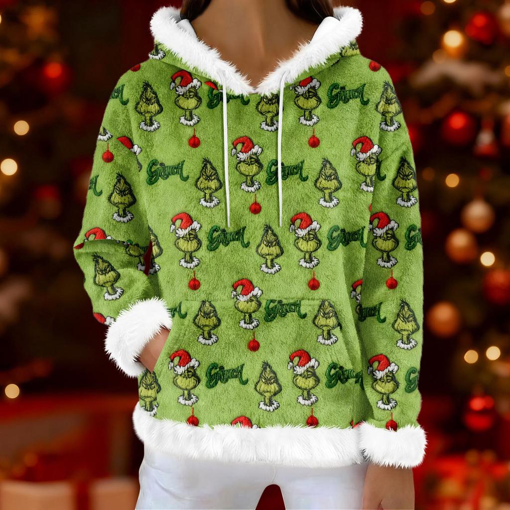 Hoodies für Damen Oversized Winter Plüsch Niedliche Sweatshirts Pullover Trendige Herbst Winter Kleidung