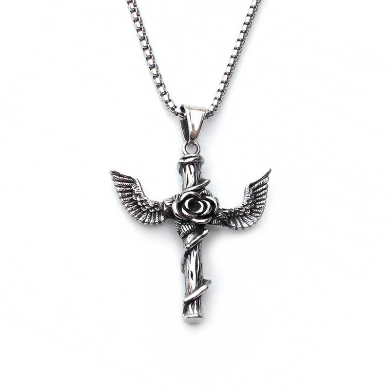 Men's Fitness Necklace Stylish Titanium Steel Boxing Glove Pendant