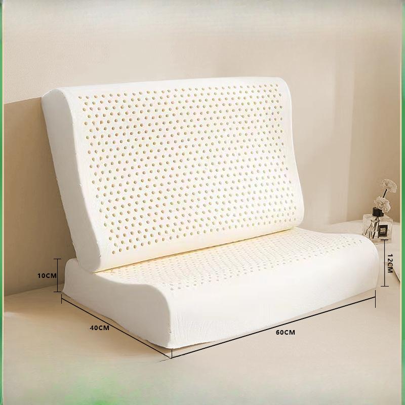 

Подушка из тайского натурального латекса для взрослых, прямоугольная подушка с низким сердечником, высокая подушка, массажная подушка с сердечником, студенческая подушка