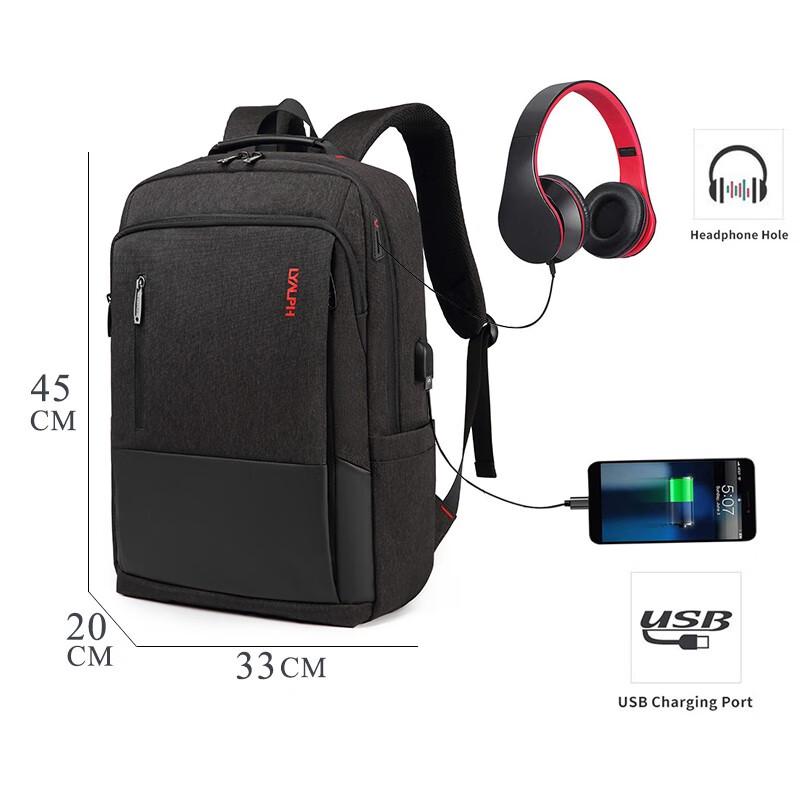 LYALPH Men s Business Commuter Laptop Backpack (15.6 inch)