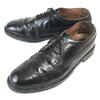 BOSTONIAN Leather Goodyear Welt Long Wingtip Shoes Size 10EEE 28.0cm Black Business Dress Shoes