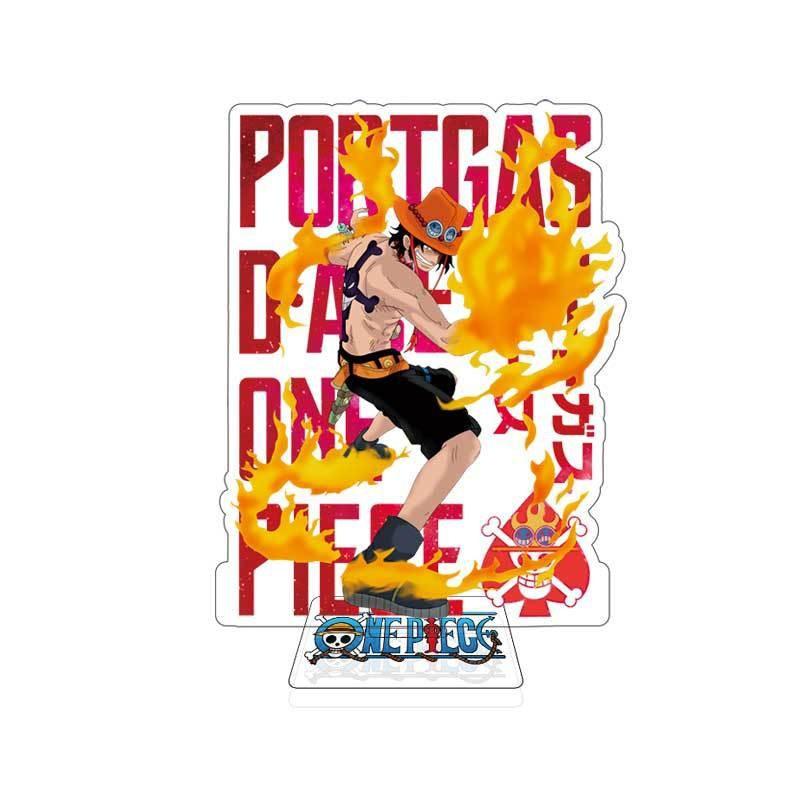 Акриловая подставка Шляпа One Piece Мончи Д. Луффи, Креативное украшение Роноа Зоро *3PCS