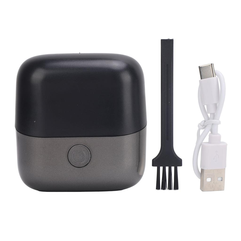 Pocket Size Electric Trimmer Self Grinding Cutter Head Washable USB Rechargeable Mini Travel Beard