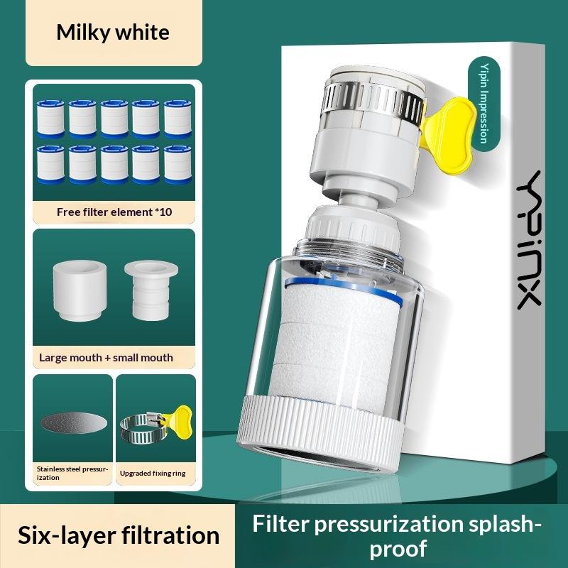 (2 of them) Faucet filter for home kitchen, anti-splash water gadget, extender, universal nozzle for dormitory tap water
