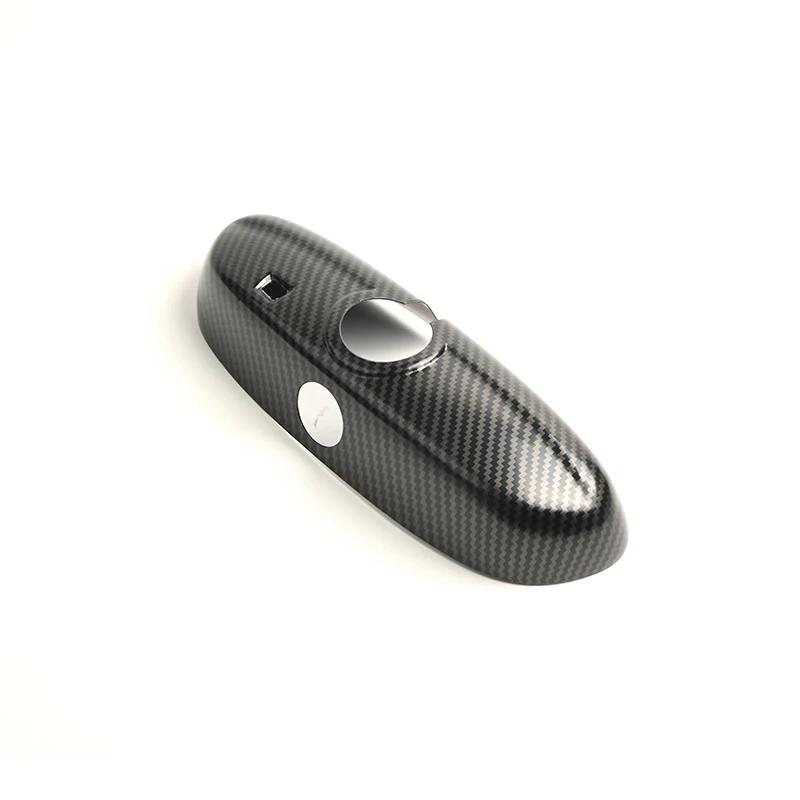 The Black For MINI Cooper F54 F56 F55  F57  F60 Car Rear View Mirror Cover Housing Hatchback PC plastic Fashion  Auto Styling