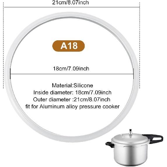 18/20/22/24/26/28/30/32cm Pressure Cooker Sealing Ring For Aluminum Alloy Pressure Cooker Pot, Stretchy Rubber Gasket, Pressure Seal Ring, Kitchen