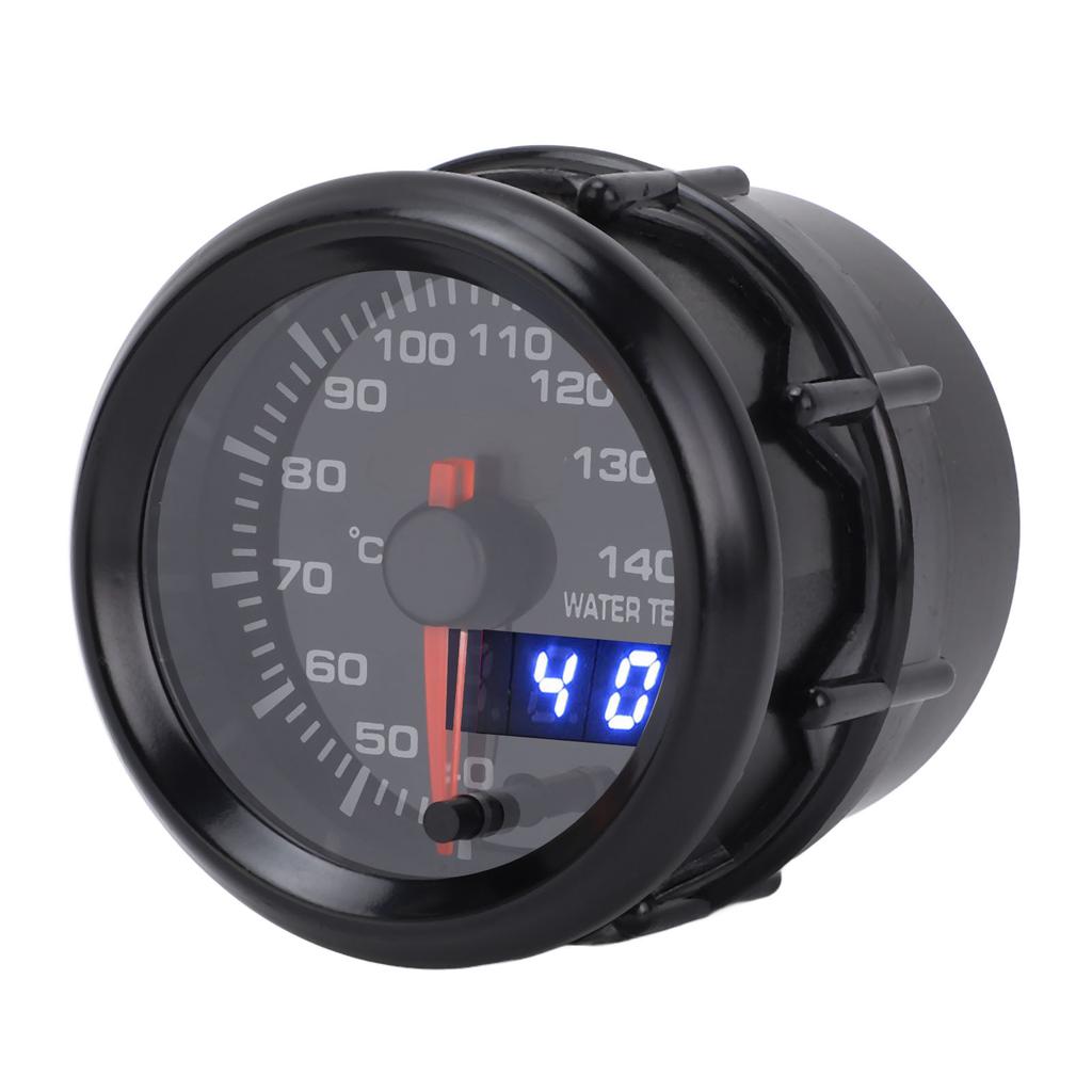 52mm Car Water Temperature Gauge DC Pointer Digital Display 40 To 140 Celsius  Water Temp Meter for All DC12V Vehicles