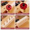 3-10mm Woodworking Self-Centering Dowel Jig Handheld  Drill Guide Locator Straight Holes Wood Panel Hole Puncher Locator Tool