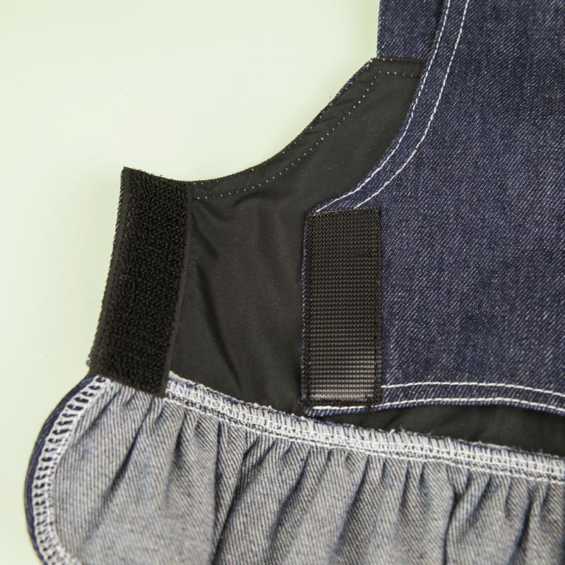 Pet Denim Dress Puppy Summer Dress Cute Bow-Knot Dog Dress Spring Summer Pet Clothes