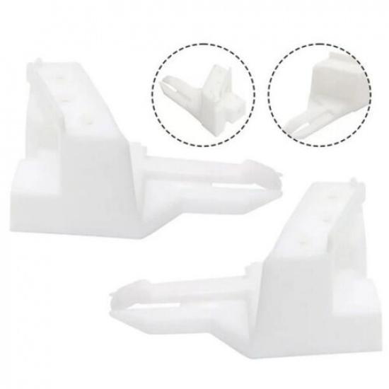 2Pcs Front Bumper Retainer Bracket For 08-17 Mitsubishi Lancer 6400A851 6400A852