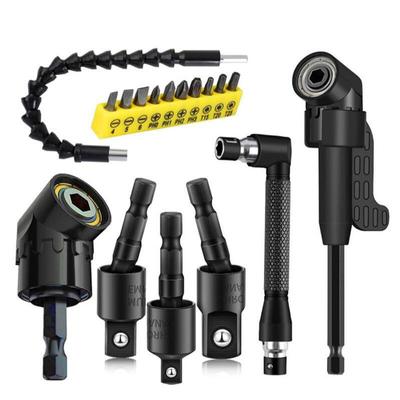 Right Angle Drill 105 Degree Right Angle Driver Angle Extension Power Screwdriver Drill Attachment 1/4inch Hex Bit Drill Bit