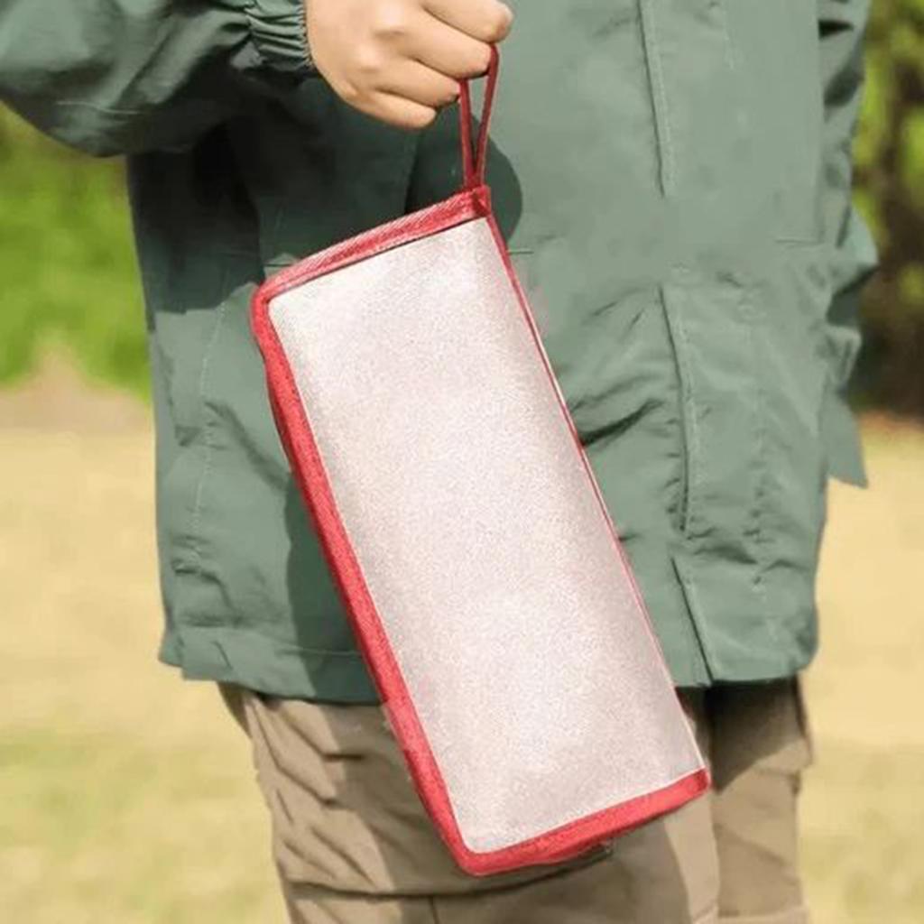 Portable Folding Stool for Outdoor Camping Fishing Train Trip with Lightweight Aluminum Alloy Frame