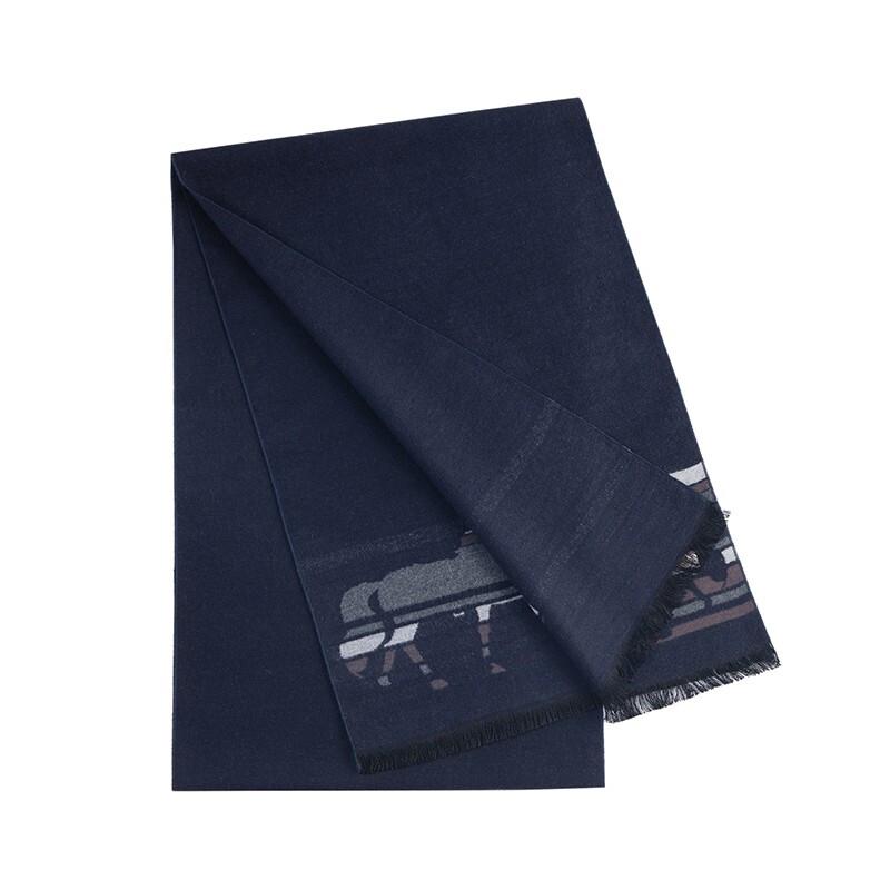 WENSLI Leading Horse Silk Velvet Scarf Shawl