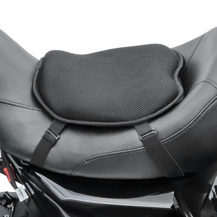 Coussin de selle moto - Tourtecs L - Gel confort - Housse respirante - Antidérapant